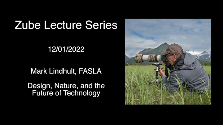 Zube Lecture with Mark Lindhult (with Q&A) 12/01/2...