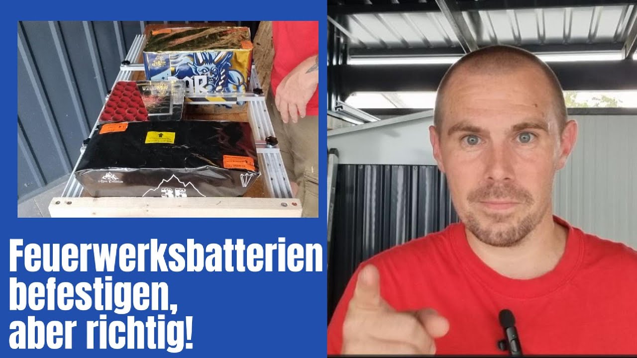 PYRO TIPS  /// Feuerwerksbatterien richtig befestigen
