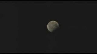 Walking over a red world (partial lunar eclipse Aug. 16 08')