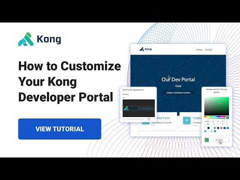 Customizing Kong Developer Portal