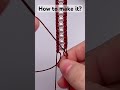 How to make it?#shorts #shortsfeed #diy #craft #diycrafts #handmade #howto #bracelet #fashion #knot