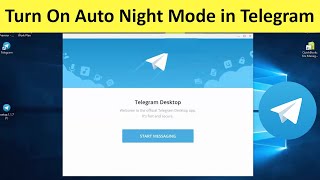 How to Turn On Auto Night Mode in Telegram Desktop?