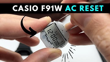 Casio F91W AC Reset after Battery Replacement: Display not Working?