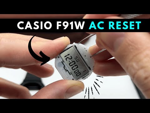 Casio F91W AC Reset after Battery Replacement: Display not Working?