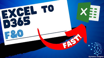 Update Records FAST in Dynamics 365 F&O with Excel Add-In (No X++)