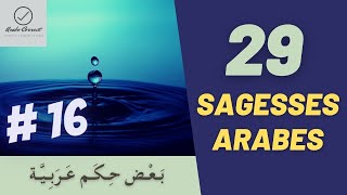 29 Sagesses Arabes N16  Sentraîner À Écrire Et Parler Larabe 