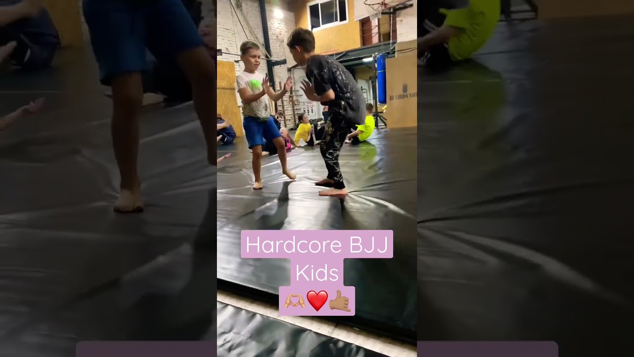 HARDCORE BJJ Kids. Детская борьба