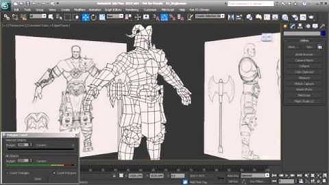 Modeling Low Polygon Game Characters in 3ds Max clip149