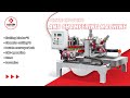 Double grooving and chamfering machine-Tile hanging