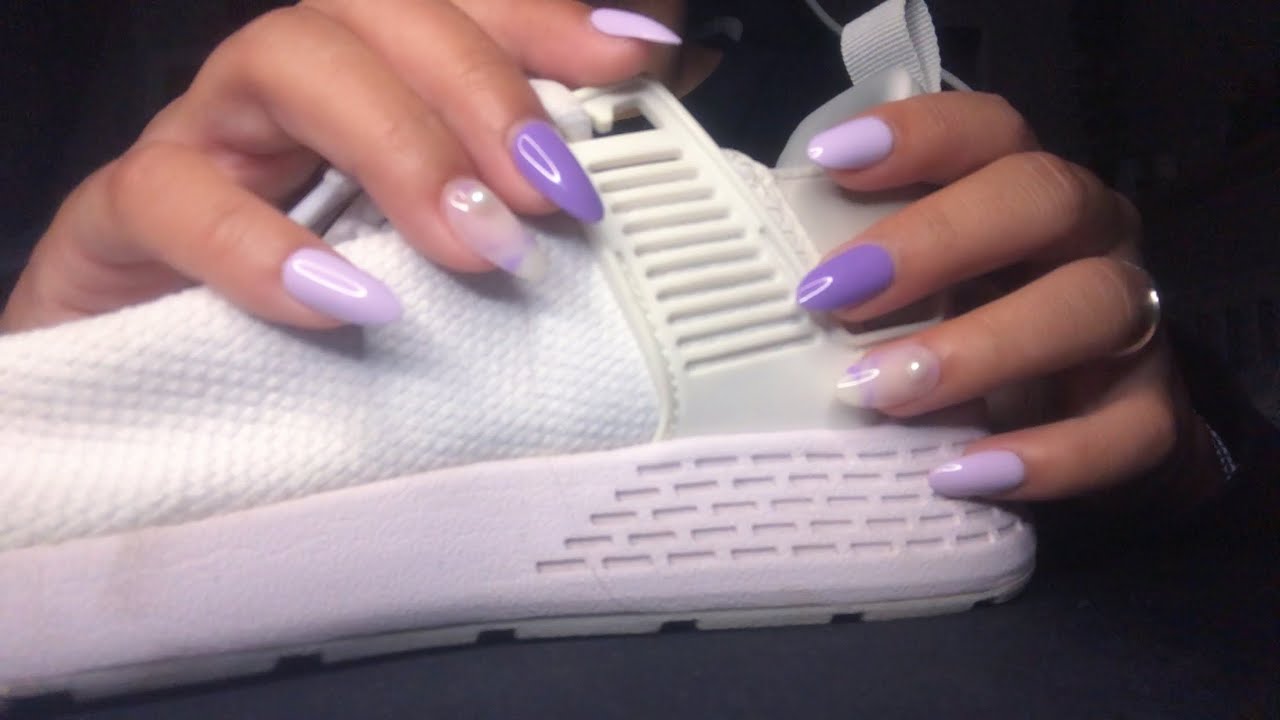 ASMR TENNIS SHOE FAST TAPPING AND SCRATCHING | NAJIAH’S CUSTOM VIDEO