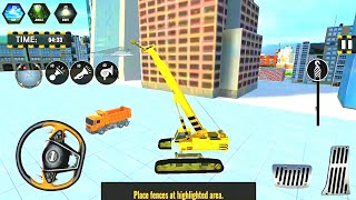 Truk Full Muatan Pagar Beton Konstruksi Bandara Pesawat [Part:1]- Game Mobil Konstruksi 3d 2026