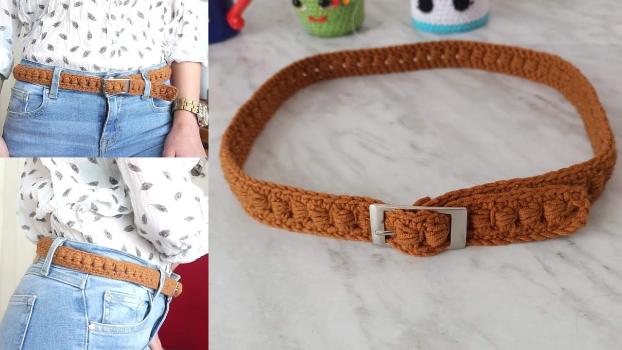 Cinturón a crochet