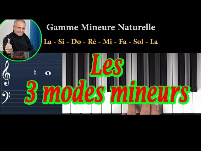 Gamme de Sol mineur au piano : notes et accords - OKTAV