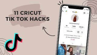 CRICUT TIK TOK HACKS \/\/ 11 Cricut Tips You NEED To Know From Tik Tok