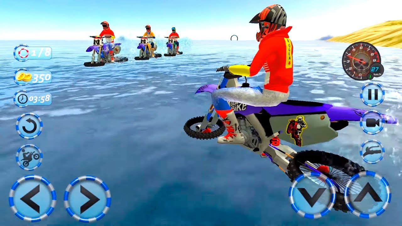 Real Water Surfer Bike Racing Simulator Game 