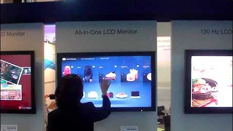 Touch display at Computex 2009 Taipei