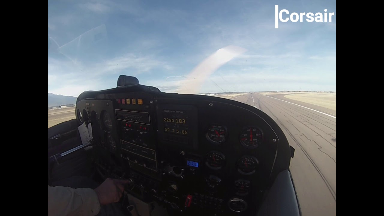 Corsair Experimental Cessna 172 V8 Simulated Engine Failure - YouTube