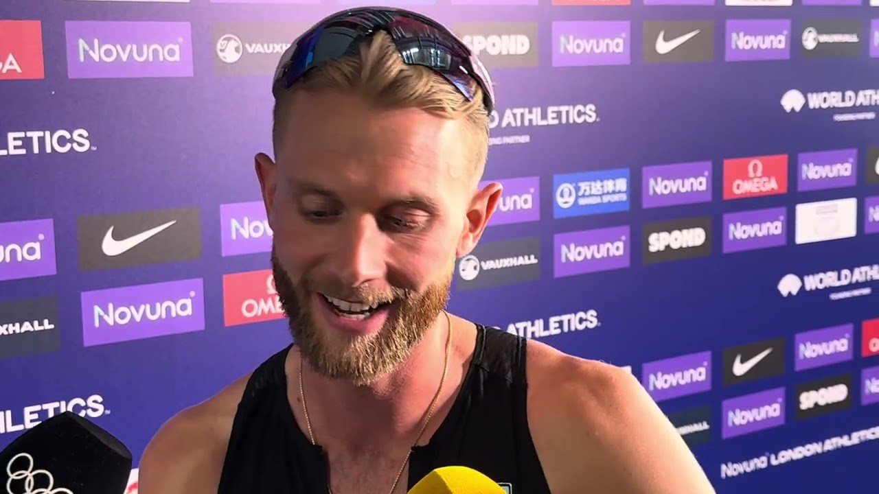 Emotional Josh Kerr Reacts To 3:42.66 Mile World Record On Home Soil At 2026 London Diamond League