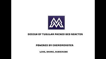 Design of a Tubular packed Bed