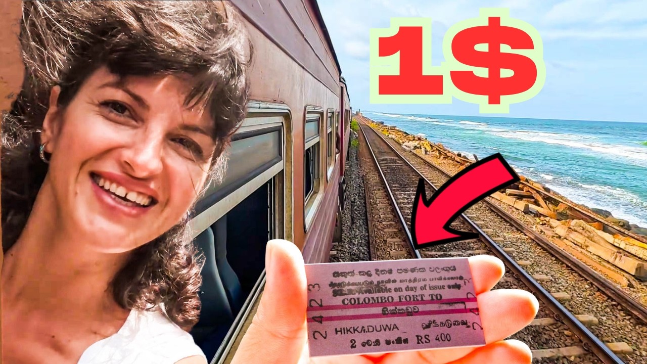 5 LEI biletul de tren ? 🤔 Priveliștea e de MILIOANE! 🇱🇰