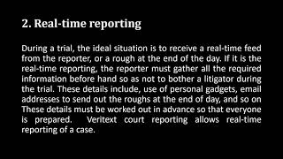 Veritext Court Reporting – 5 Tips for Court Reporters