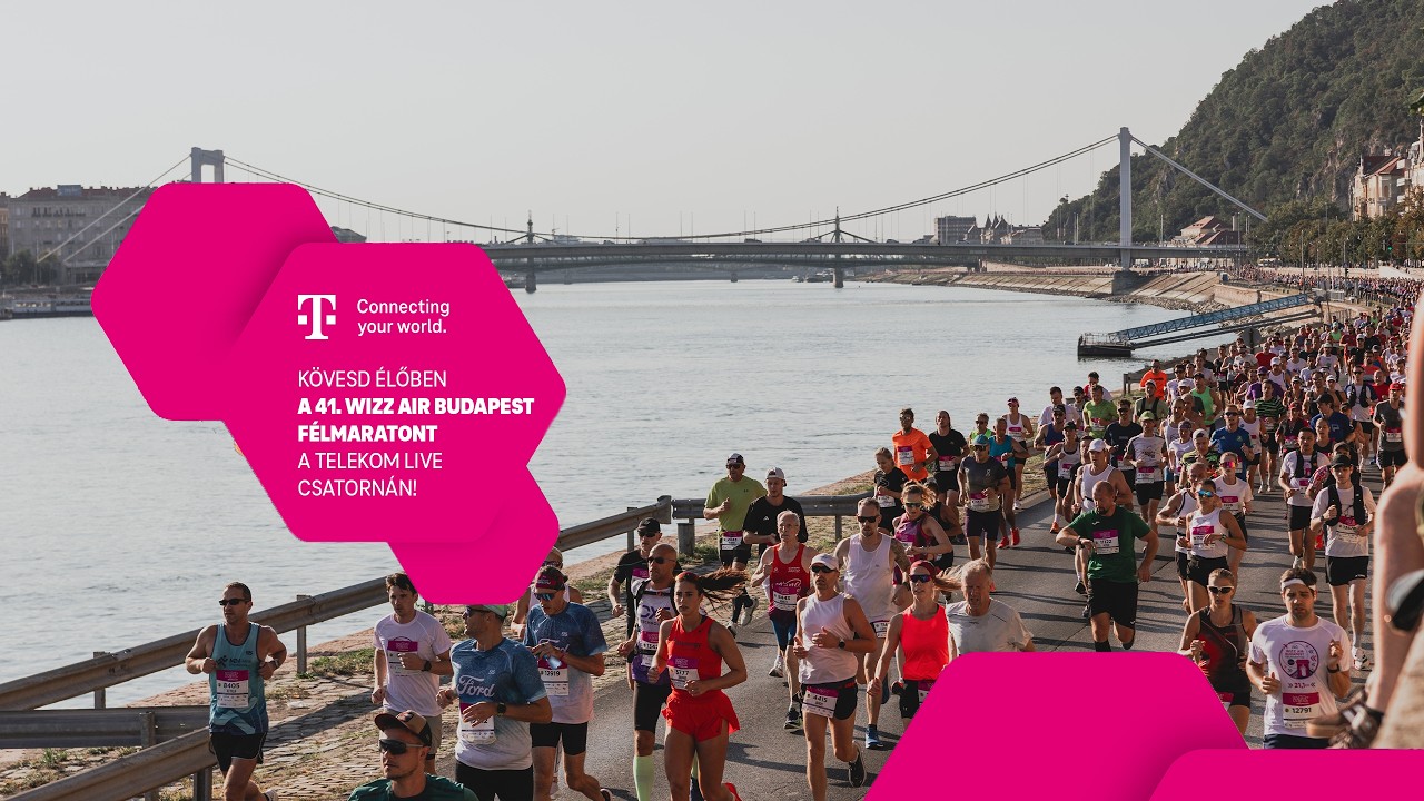 41. Wizz Air Budapest Félmaraton – Rajt és Cél kamera
