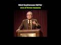3 Main Reasons Businesses Fail: Find the Broken Part