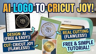 How to Create Custom Logo Stickers with AI & Cricut Joy By Creativepiu  screenshot 3