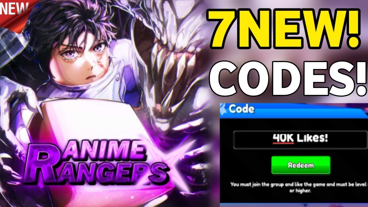 Code Anime Rangers X Code ⚡ APRIL⚡UPDATE Anime Rangers x Roblox game codes 2025_All working codes ...