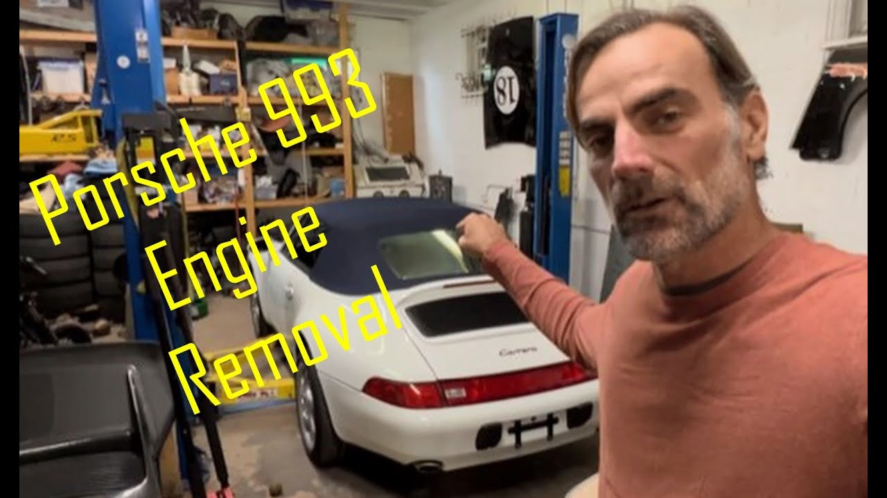 Porsche 993 Engine Removal - YouTube