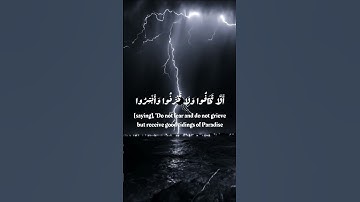 الاية 30 - سورة فصلت Quran