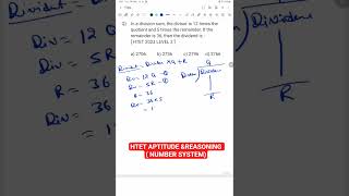 HTET Number System Trick 🔥 | Solve Questions in Seconds ⚡ #Shorts