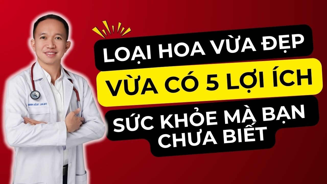 Loại hoa vừa đẹp vừa có 5 lợi ích sức khỏe | Dr Trần Nhựt Minh