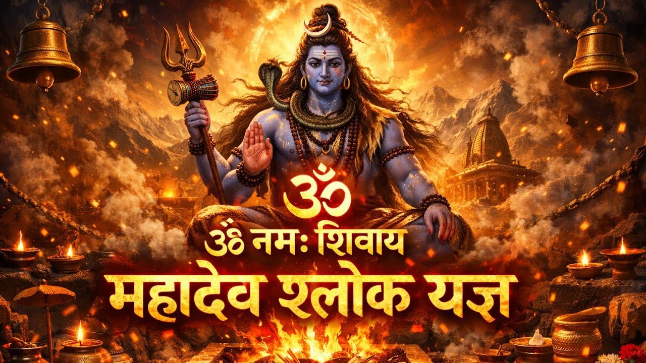 “महादेव श्लोक यज्ञ 🔥 | सुनते ही रोंगटे खड़े हो जाएँ | Powerful Shiva Mantra”