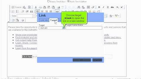 How to work with hyperlinks in DotNetNuke - DotNetNuke Tutorials