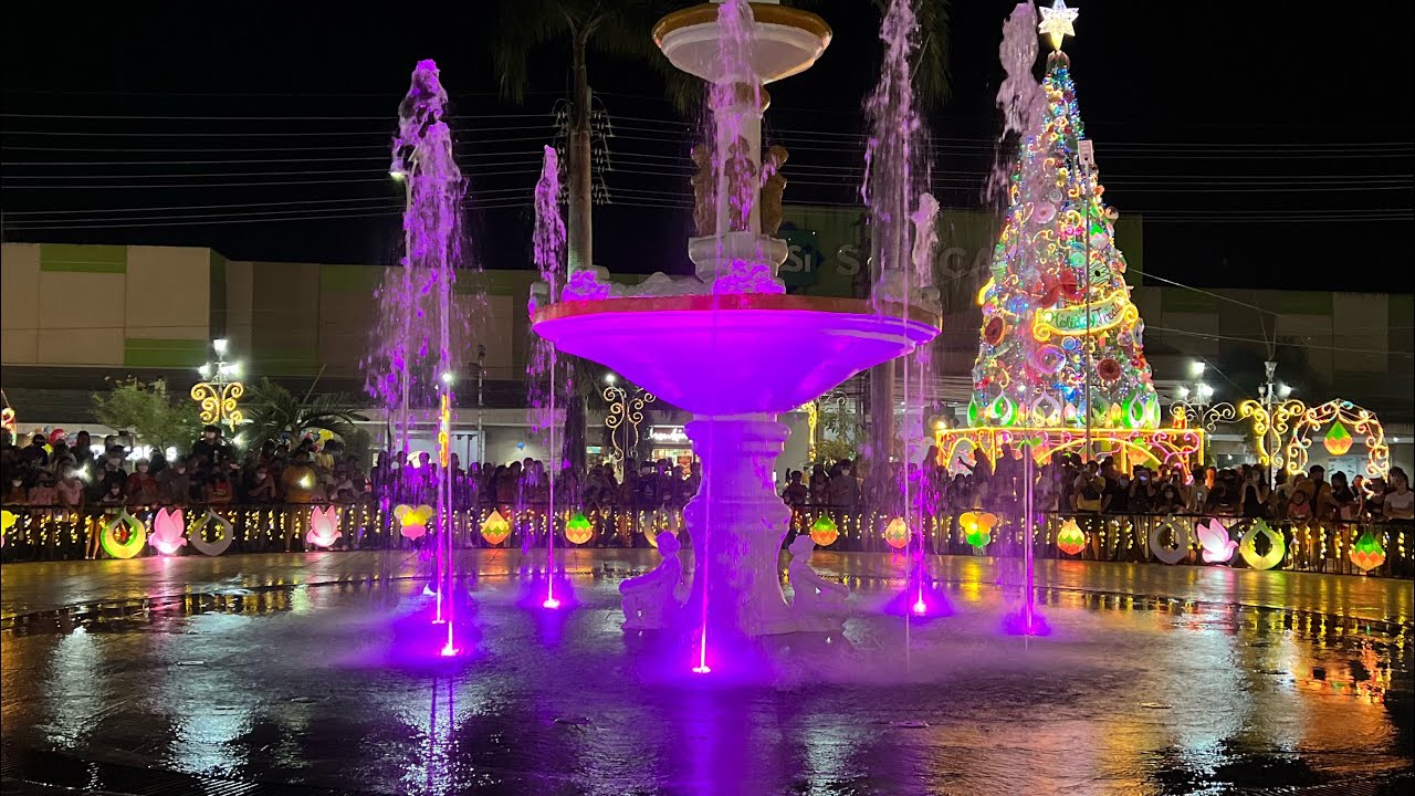 San Carlos City Plaza Beautiful Christmas Lighting, Pangasinan