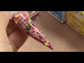 Neon Gucci Flower Nail Design - How to Quick Easy Simple - Transfer Foil, Neon Crystals, Metal Art