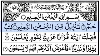 Surah Fussilat (Haa Meem Sajdah) | Beautiful Quran Recitation HD | سورة فصلت