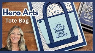 Hero Arts Tote Bag Gift Card Holder!