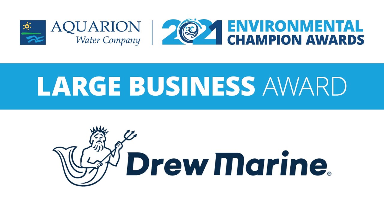 2021 Aquarion Environmental Champion Awards Drew Marine YouTube