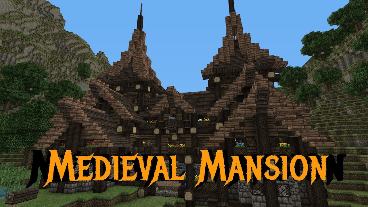 Minecraft - Gundahar Tutorials - Medieval Rustic Mansion 2 