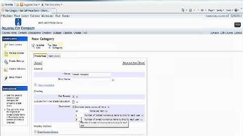 D2L Grdaes: Grade Categories