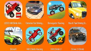 🧱 LEGO Hill Climbing Adventure | 🚗 Extreme Car Driving | 🏎️ DriveX | ⛰️ Hill Climb Racing screenshot 1