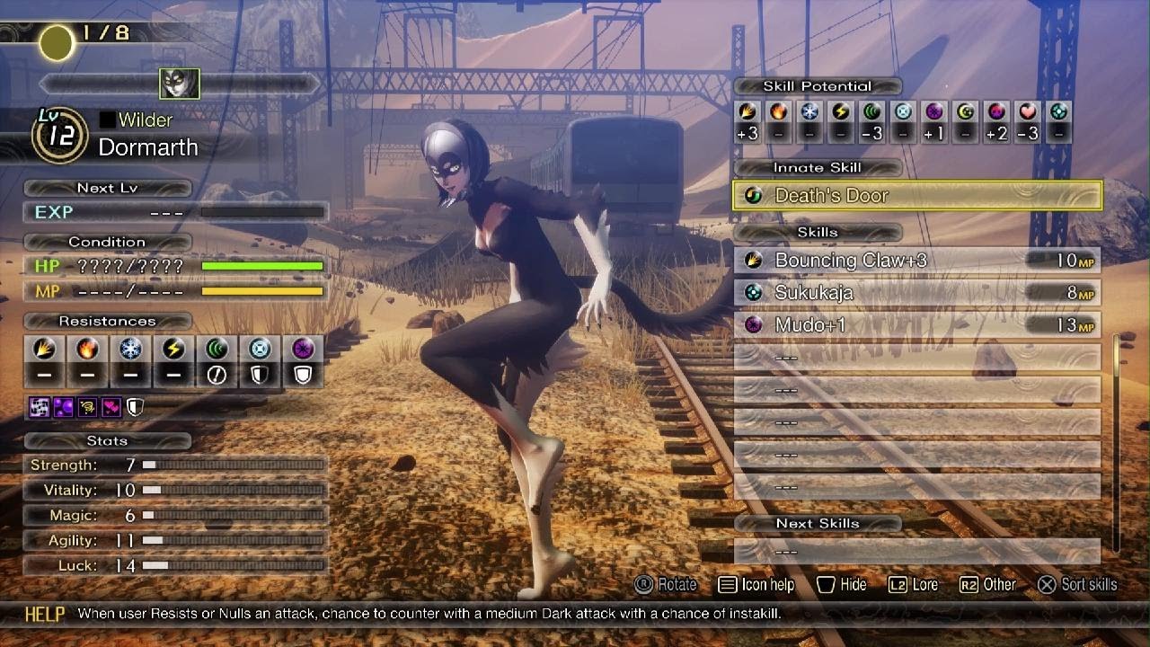 SHIN MEGAMI TENSEI V: Vengeance New Dormarth Fight Hard Mode - YouTube