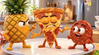 Pineapple vs Pizza vs Pepperoni: The Ultimate Food Fight! 😂🍕🍍