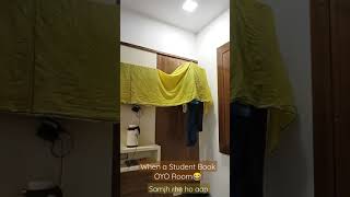 When a student book OYO room😂😂😂 #shorts