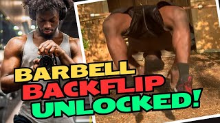 Barbell Backflip FULL VID!! | Explanation Video | Big Updates