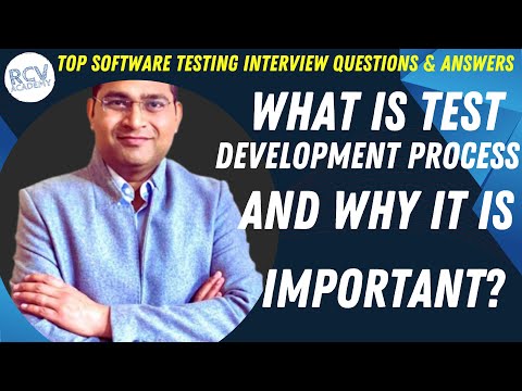 What is Test Development Process and Why is it important | Software Testing Interview Questions