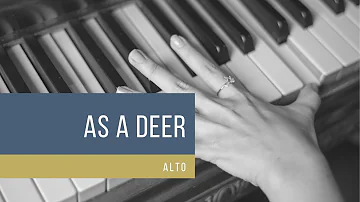 As A Deer - Alto