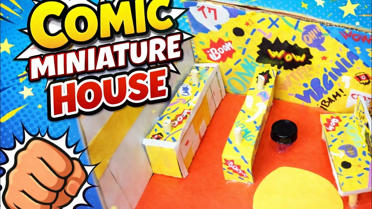 Miniature house in comic style (very easy VirginiaCraft17)